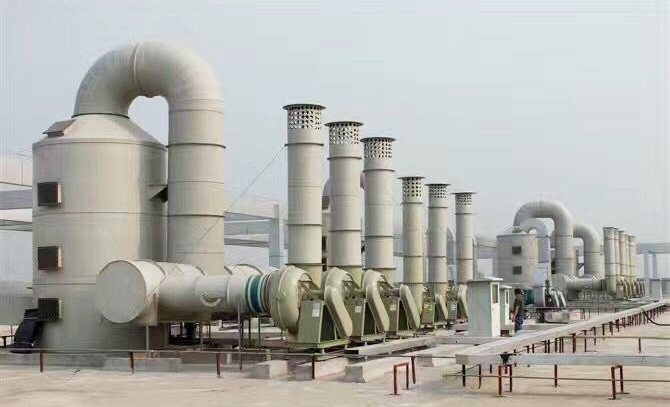 采用新廣恒玻璃鋼風機，達到最佳效果